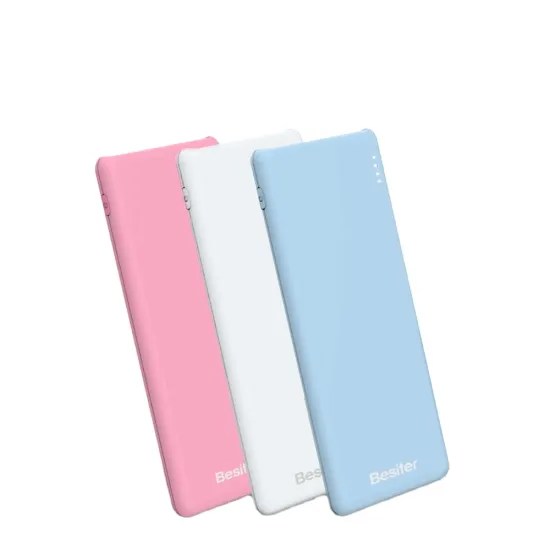 Ultra-thin Smooth Line 5000mAh OEM/ODM Fast Charging Power Bank Wholesale