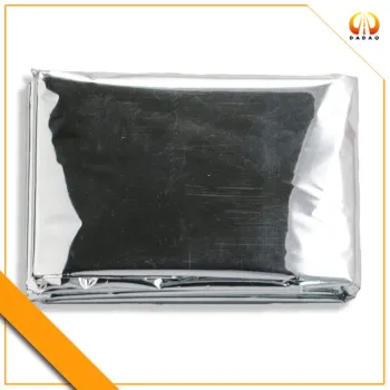 aluminum foil emergency rescue blanket or survival kit earthquake