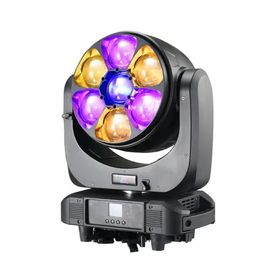 7x60W RGBW 4in1 LED Pixel Wash Zoom Moving Head Stage Light