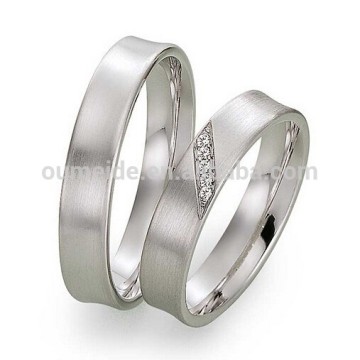 custom design pure titanium wedding rings, men and women wedding bands, couple love band rings