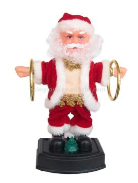 8 inch Flap Circle Santa