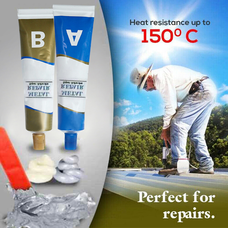 Industrial Repair Paste Glue Heat Resistance Cold Weld Metal Repair Paste For Metal Iron Steel Bonding Repair Fuel Tank Plumbing