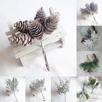 New Artificial Flowers Pineapple Grass Artificial Pine Nuts Cones for Wedding Christmas Decoration DIY Scrapbooking