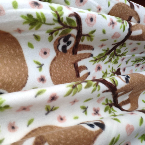 Printed Brushed Polar Fleece Fabric