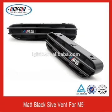 For BMW 5 Series E60 E61 M5 Side Fender ABS Matte Black Side Grills Side Vent