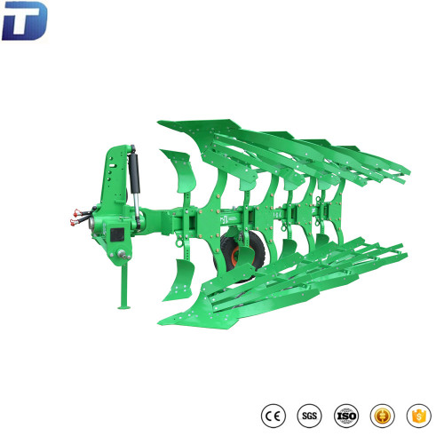 Arado de vertedera reversible hidráulico montado en tractor