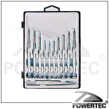 POWERTEC clock and watch screwdriver set