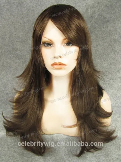 Beautiful New color for straight hair wholesale hair synthetic hair wig
