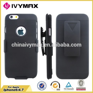 Hybrid plastic material phone case for iphone 6s holster shockproof covers