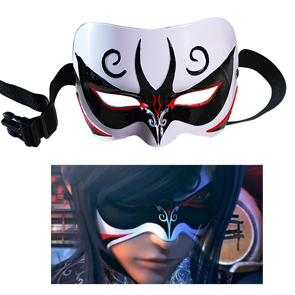 Nano Core Anime Half Face Cosplay Mask