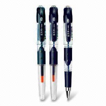 Gel Pens with 0.7mm Tip and Rubber Grip