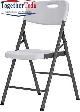 Modern White Plastic Folding Garden Outdoor Chair