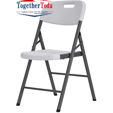 Modern White Plastic Folding Garden Outdoor Chair
