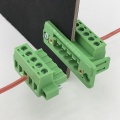 5way 5.08 pitch through wall panel terminal block