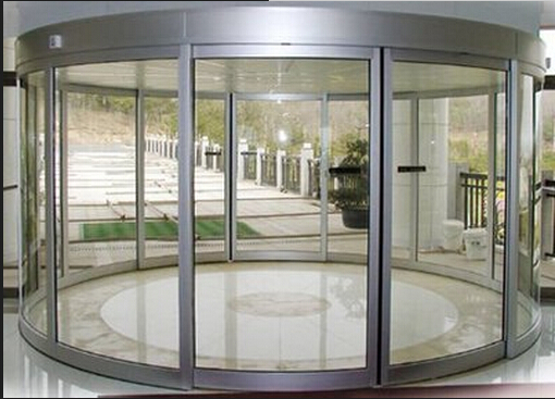 Automatic Glass Double Sliding Opener Door