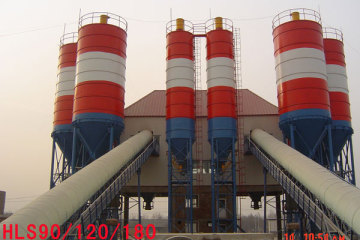 Concrete Batching plant-HLS120-nicolemiao@crane2.com