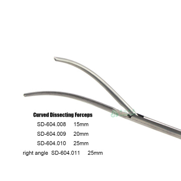 Porce de dissection incurvée innovante pour chirurgie