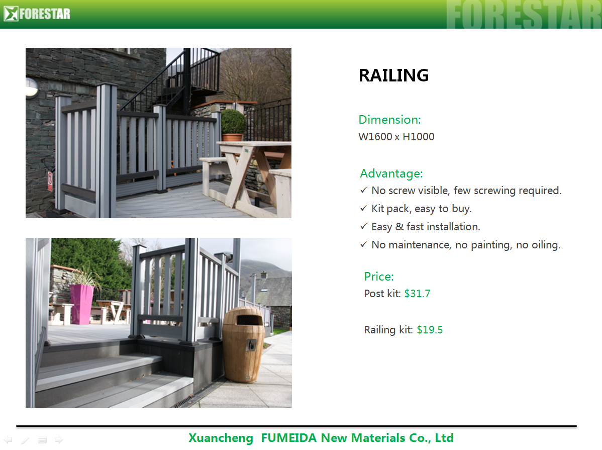 wpc railing