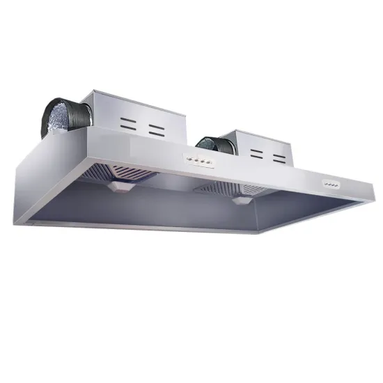 Factory Direct Commercial Stainless Steel Kitchen Range Hood featuring Air Purification and Fan Technology