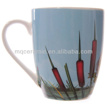 High Quality Flower pattern Real Bone china Mug