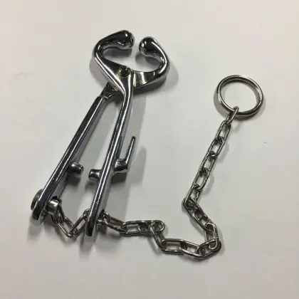 bull holder cattle nose leaders with chain