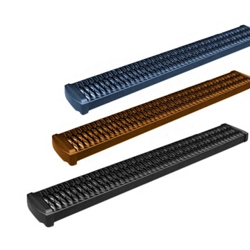Antiskid Aluminum Slip-Resistance Diamond Tread Ladder Rungs for Stair Treads