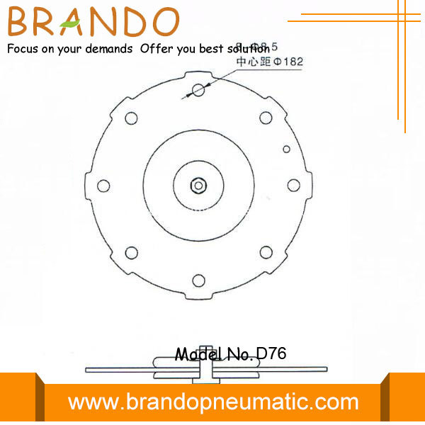 DMF-Z-76S pulse valve dimension