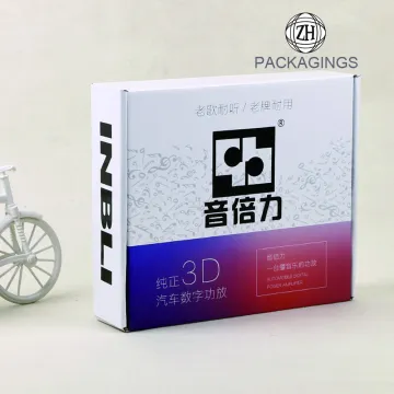 OEM custom design cheap white shipping box