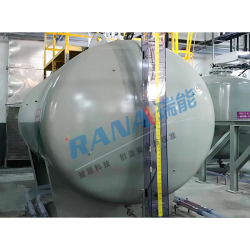 Электронны ISOtank для захоўвання кіслаты з лістом PTFE з падкладкай CS