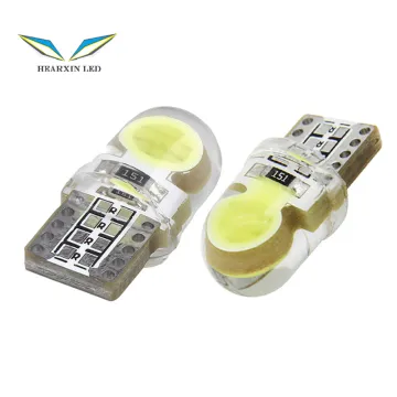12V T10 LED COB Interior Reading Light - White 7000K W5W Bulb for Car License Plate