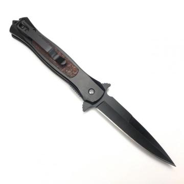 FA75 Elegantní dřevo Inlay Tactical Folding Knife - Precision vytvořené pro trvanlivost a výkon