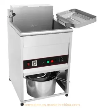 Kitchen Equipment Desktop Electric Fryer 1-Tank 2-Basket 17L 5kw Electric Fryer