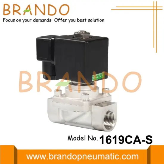 3/8 1/2 Inch Stainless Steel Steam Solenoid Valve