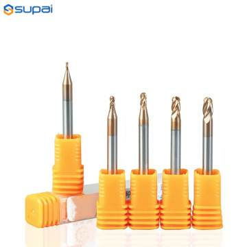 4Flutes Ball Nose EndMill Metal Carving Milling Cutter