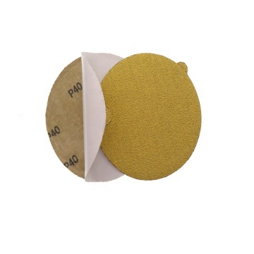 6 Inch 150mm PSA Gold Sandpaper for Automotive Polishing and Grinding