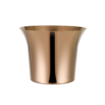 Customizable Colorful Metal Wine Coolers: 5L Red Wine, Beer, and Champagne Ice Buckets in Silver