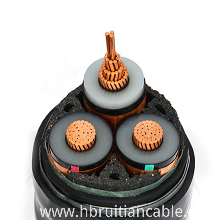 Customized 11kv xlpe swa single core 300mm2 240mm2 35mm2 PVC insulated copper underground cable