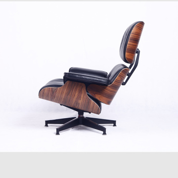 Cozy Eames Lounge Chair in Top Grain Leather