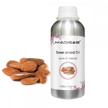 Label pribadi 100% Minyak Almond manis pelembab murni untuk perawatan kulit yang sehat
