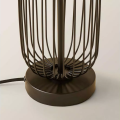 Industrial LED Cage Lamp Touch Dimmer Black