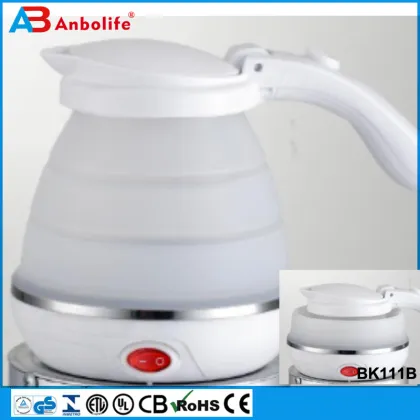 disposable water bottles portable hot water kettle food grade foldable silicone kettle sports water kettle