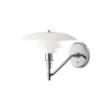 Danish Designer Three Layer Glass Wall Lamp for Bedroom and Living Room