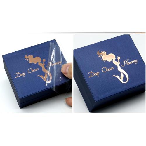 Custom 3D Packing Box Advertising Decals Waterproof Metal Shine Transfer Stickers