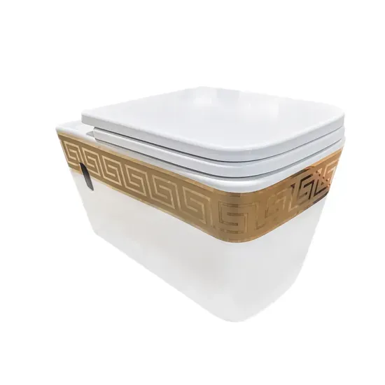 High-End Ceramic Wall-Hung Toilet for Hotel and Home Bathrooms