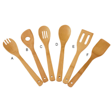 Cheap Bamboo 6-Piece Utensil Set