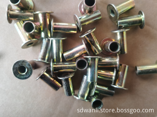 Customizable M4-M20 304 Stainless Steel Hollow Rivets - National Standard Carbon Steel Semi-Circular Head