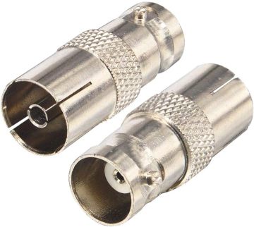 BNC Femme à IEC PAL DVB-T TV FEMME RF COAXIAL ADAPTER