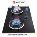 double burner Gas Hob two Burners