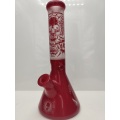 Red Elephant Mouth Glass Beaker Bongs