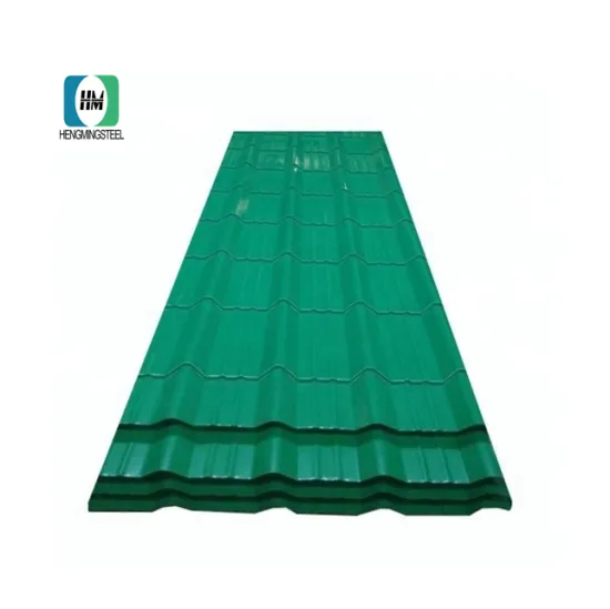 Black Corrugated Metal Profile Roofing Sheet